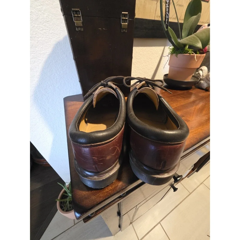 Dr. Martens Brown Leather Oxford Shoes, Size 12, Vintage, Made in England